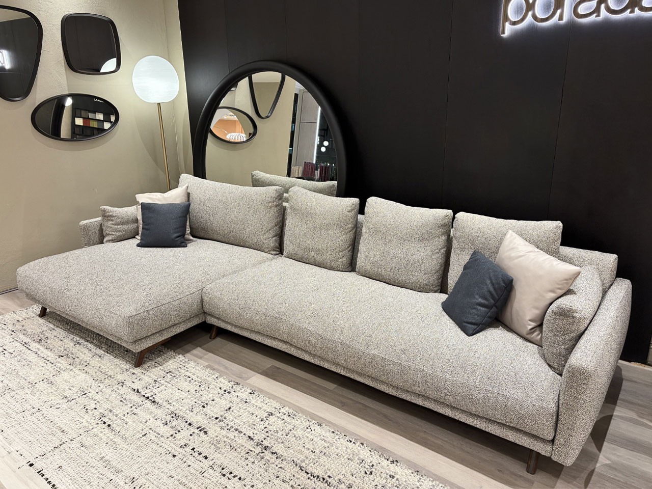 Étienne L-shaped Sofa - Twist Fabric