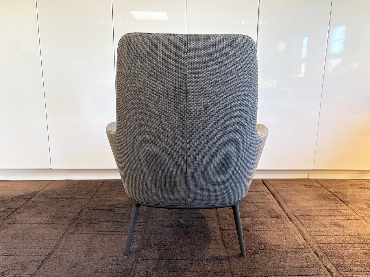 Caratos Armchair and Footstool - Grey