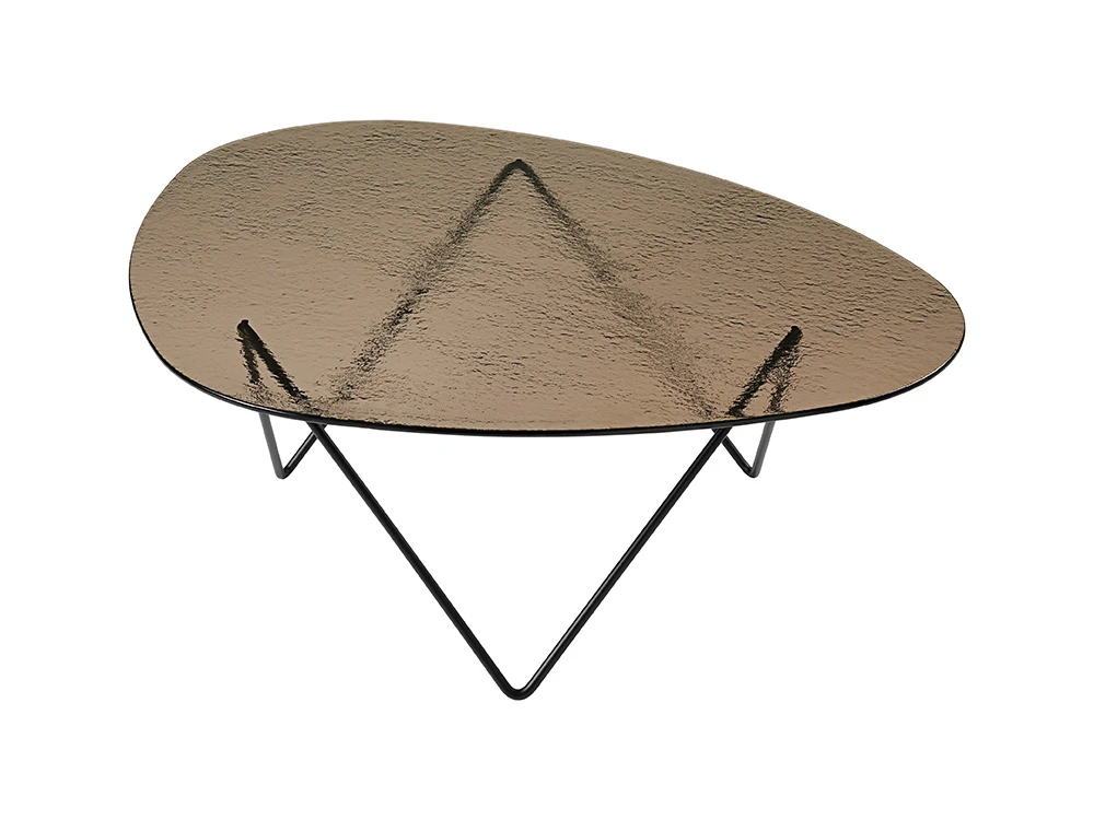 Pedrera Coffee Table - Tinted Glass