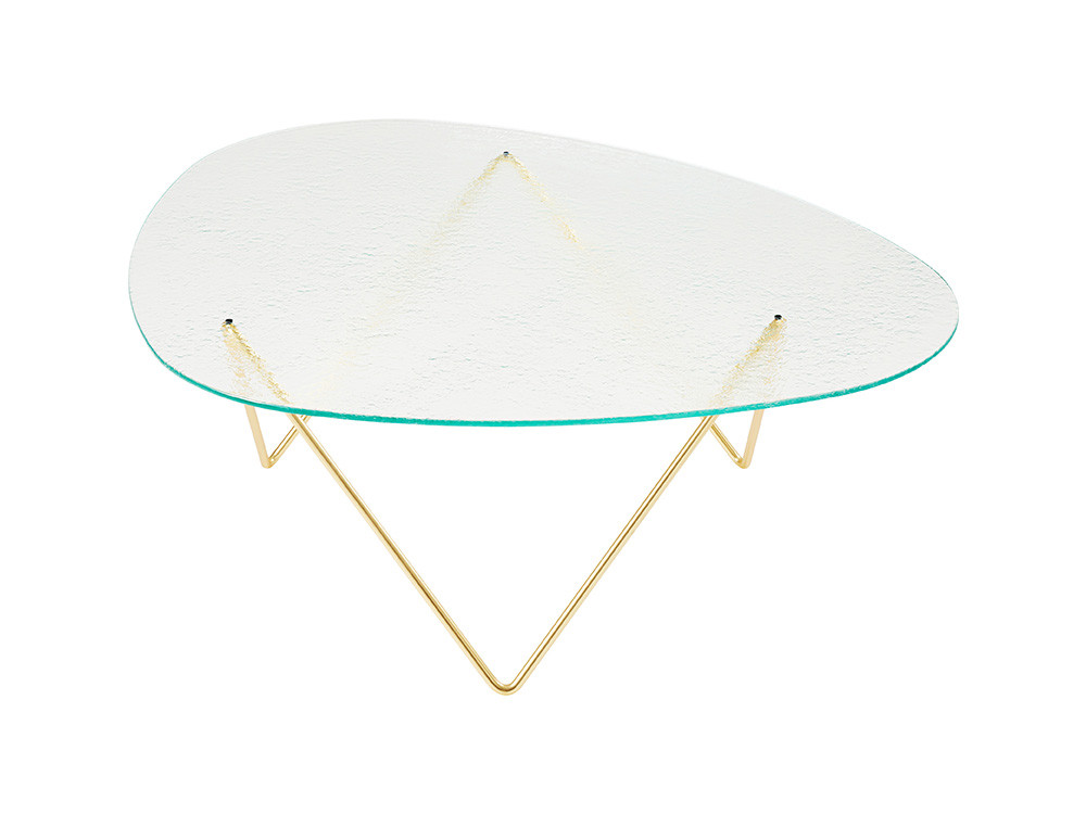 Pedrera Coffee Table - Tinted Glass