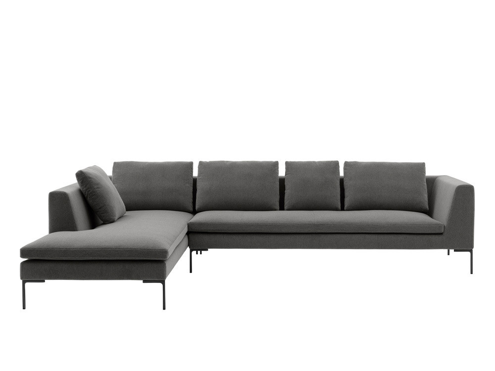 B&B ITALIA CHARLES グレー コーナーソファ　左側 B&B Italia Charles Corner Sofa - Chaplins