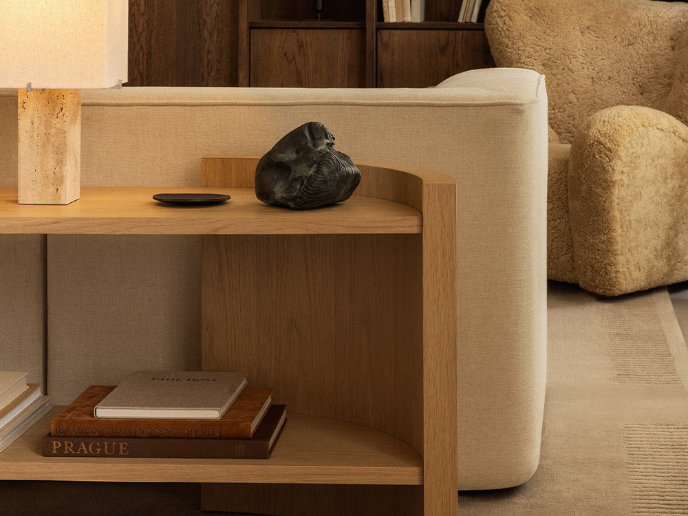 Crescent Shelving Unit