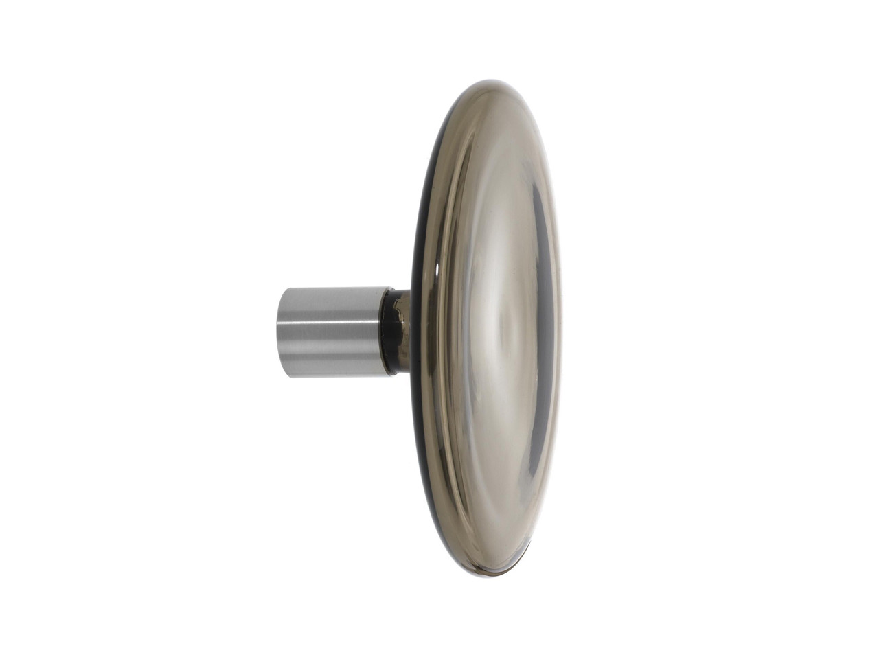Bulb Wall Hooks in Smoke Glass - Set of 2