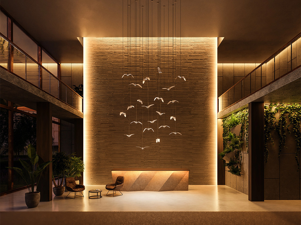 Night Birds Pendant Light
