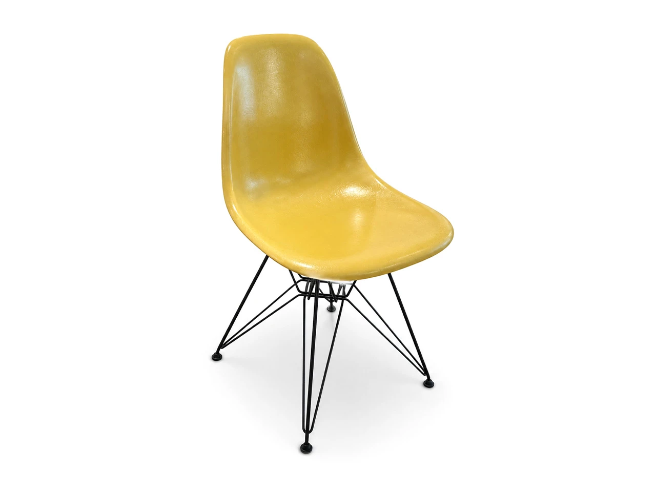 Eames Fiberglass Side Chair DSR - Ochre Light