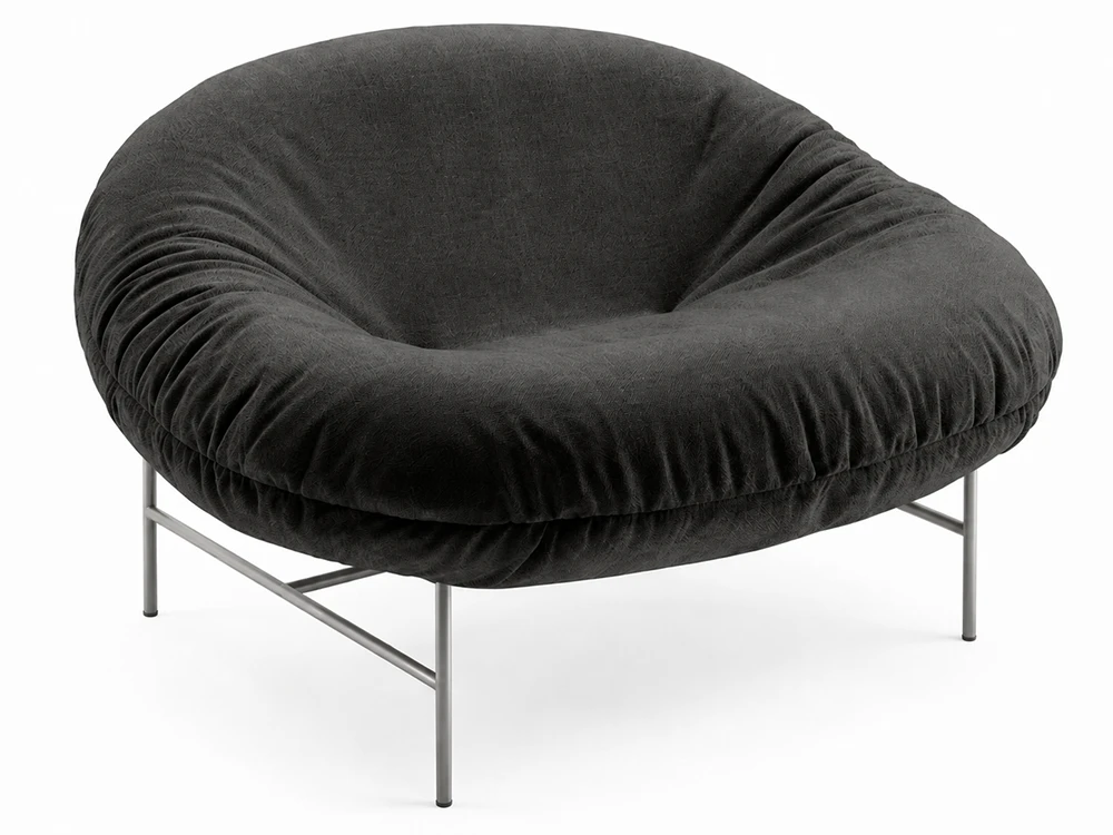 Perron Bun Lounge Chair & Ottoman