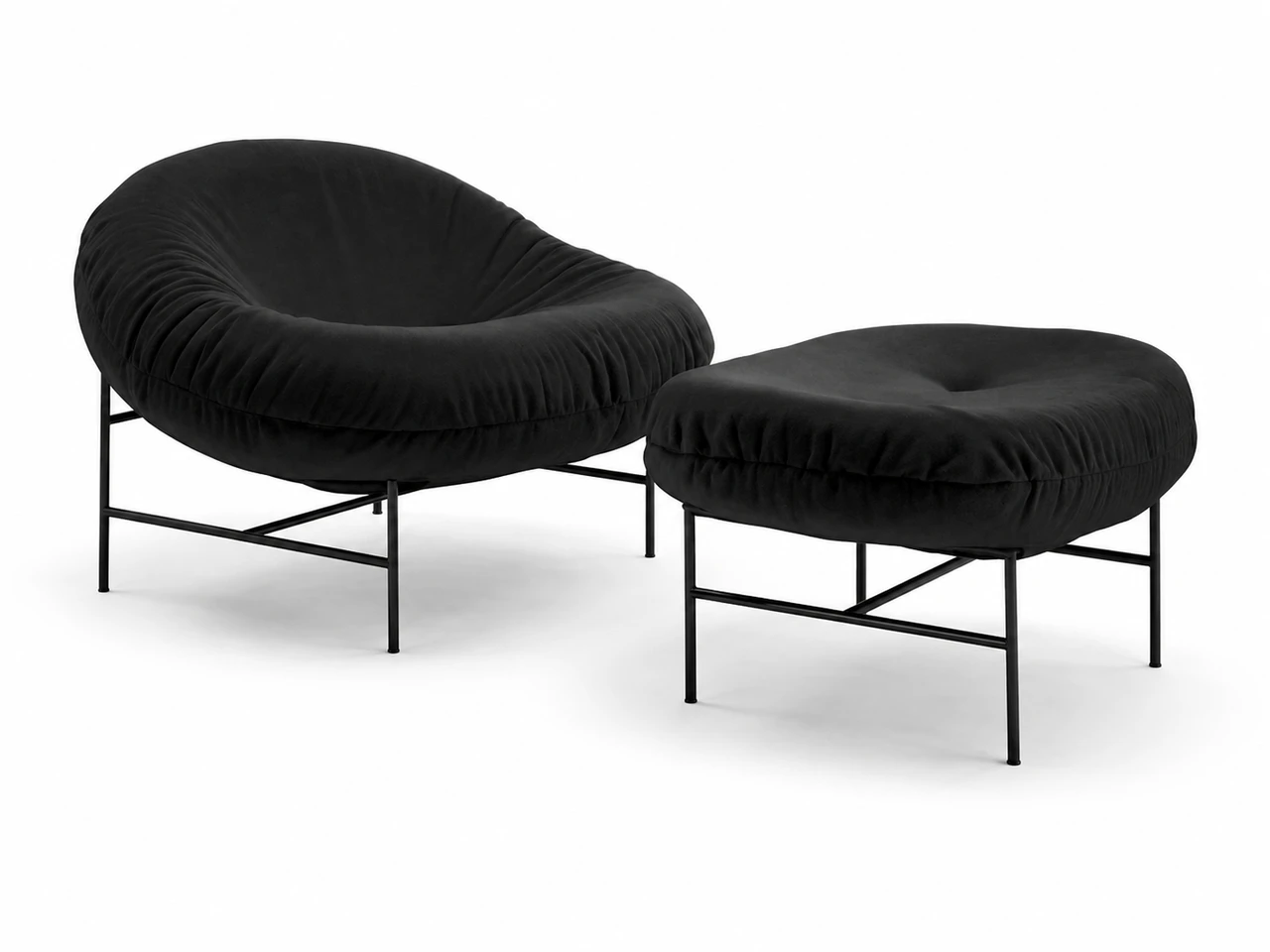 Perron Bun Lounge Chair & Ottoman