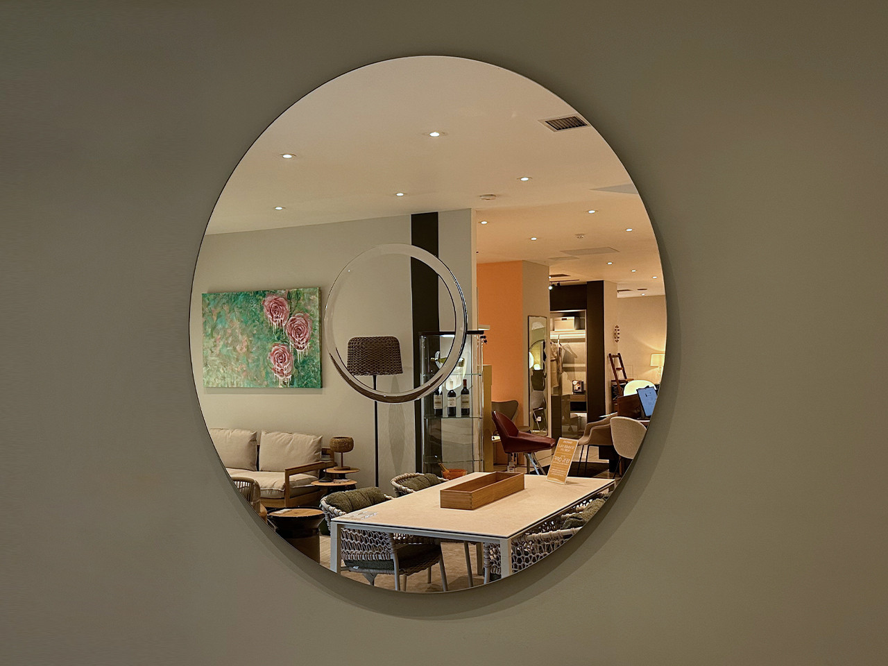 Sole Round Wall Mirror - Ø 165 cm