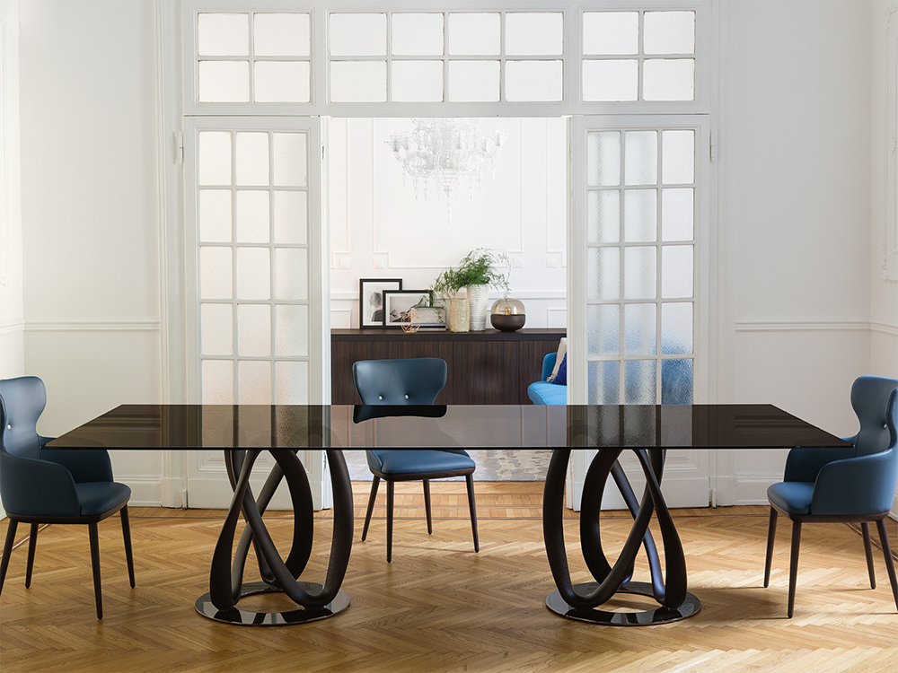Infinity Rectangular Dining Table - Quickship