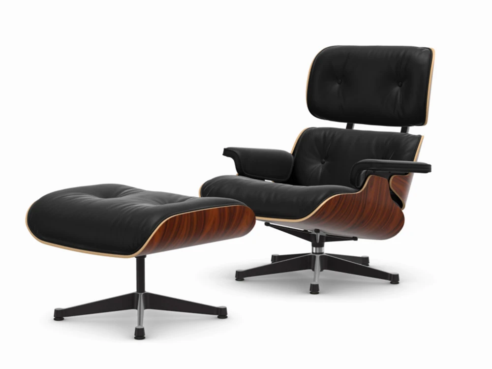 Eames Lounge Chair and Ottoman - Santos Palisander