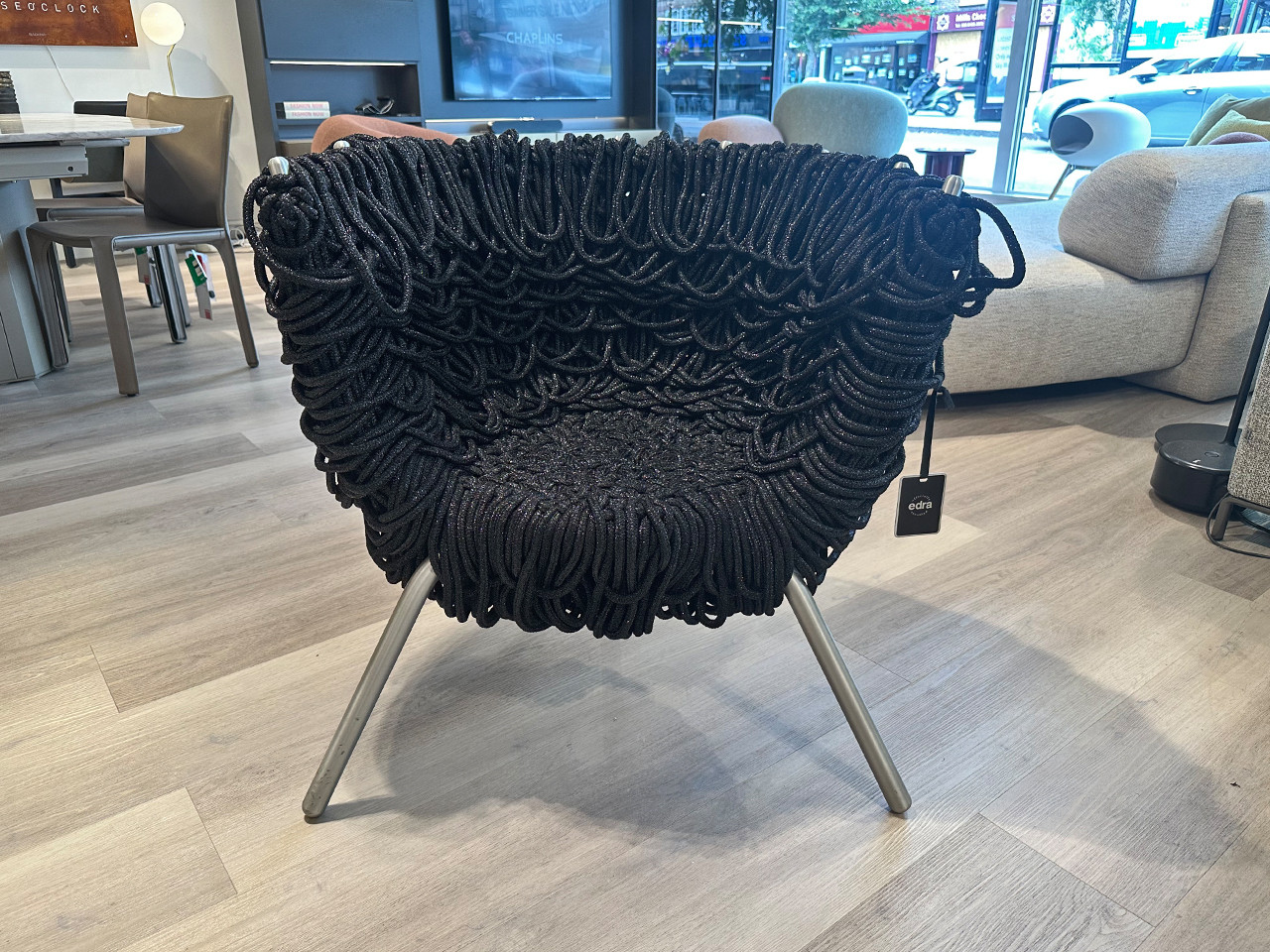 Vermelha Armchair - Black Lurex