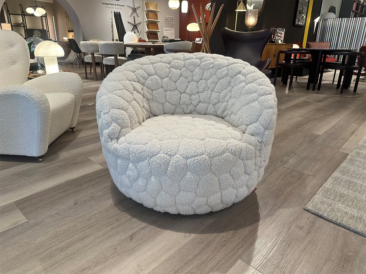 The Introvert Chair by Robbie Williams - Ivory Fabric