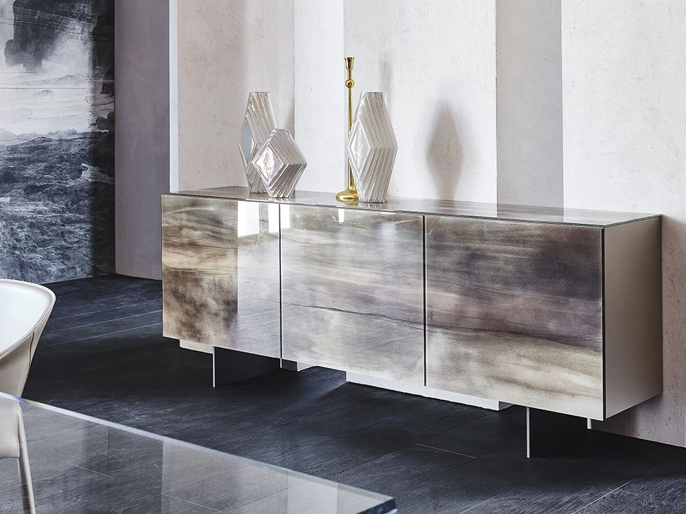 Cattelan Italia Focus Crystalart Sideboard by Paolo Cattelan 