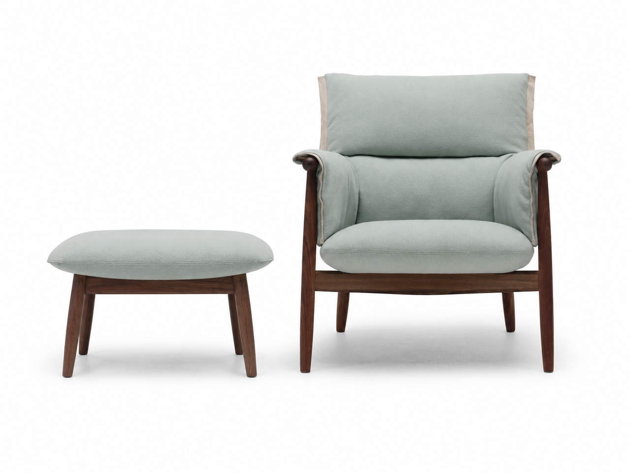 E015 Embrace Lounge Chair & Footstool