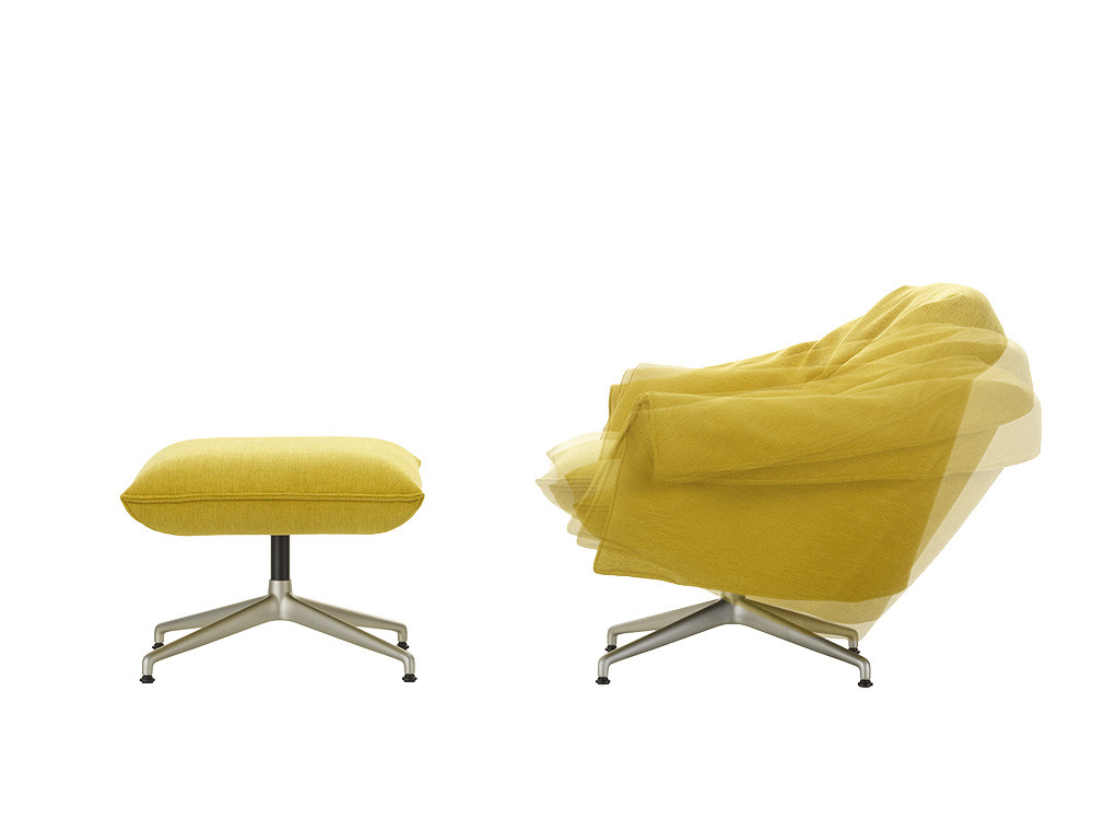 Bascule Lowback Lounge Chair - Star Base
