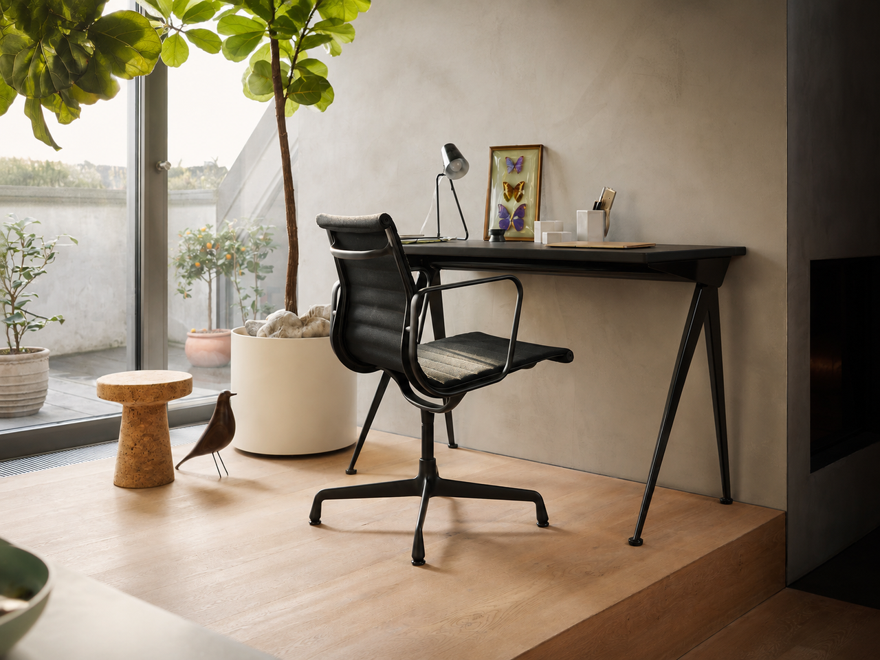 Eames Aluminium EA 107/108 Office Chair