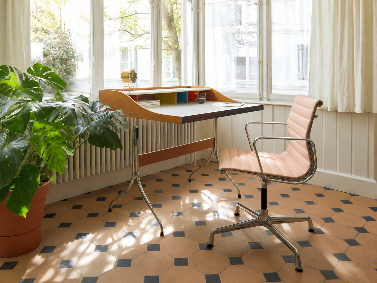 Eames Aluminium EA 107/108 Office Chair