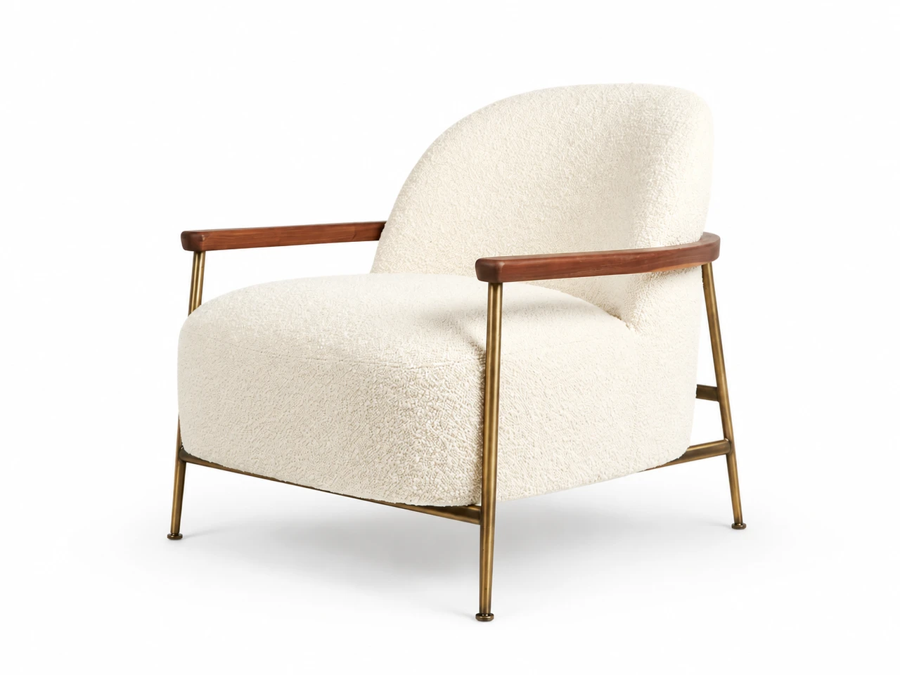 Sejour Lounge Chair - With Walnut Arms
