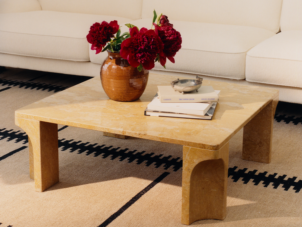 Doric Marble Coffee Table