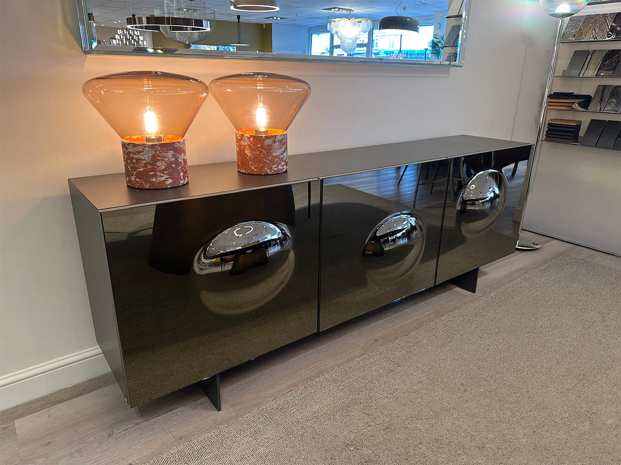 Cattelan Italia Paramount 3-Door Sideboard - Bronze Mirrored Glass