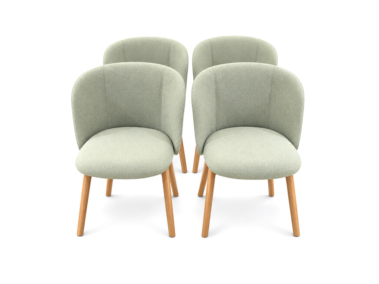 Mikado Chairs - Dumet Fabric - Set of 4