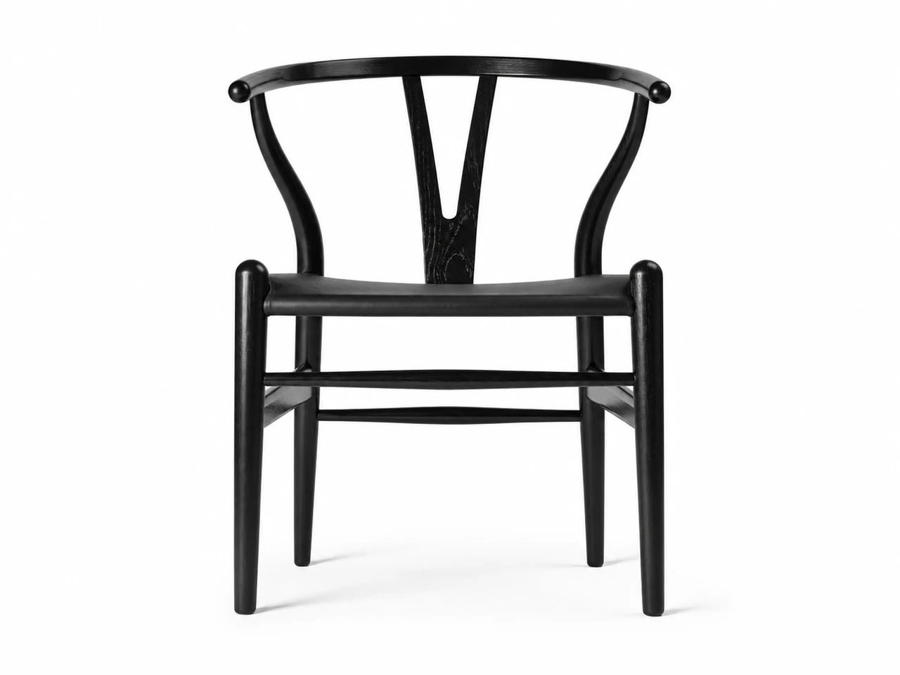 CH24P Wishbone Chair - Leather Seat