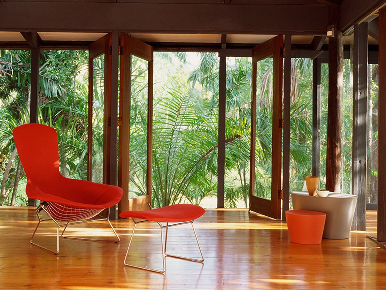 Knoll Bertoia High Back Lounge Chair by Harry Bertoia