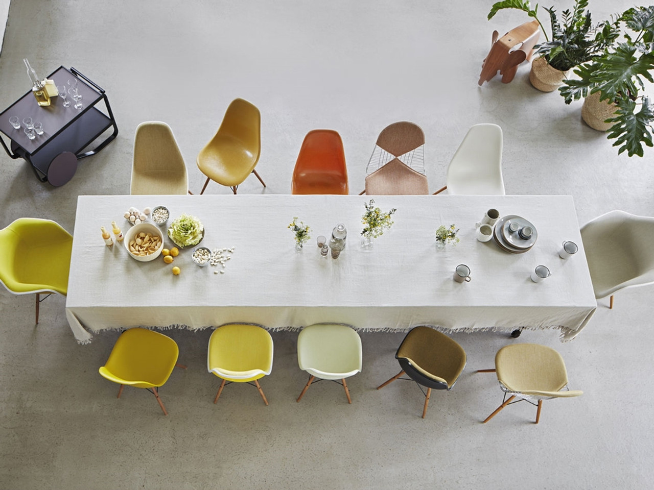 Vitra Eames DAW Plastic Armchair by Charles & Ray Eames
