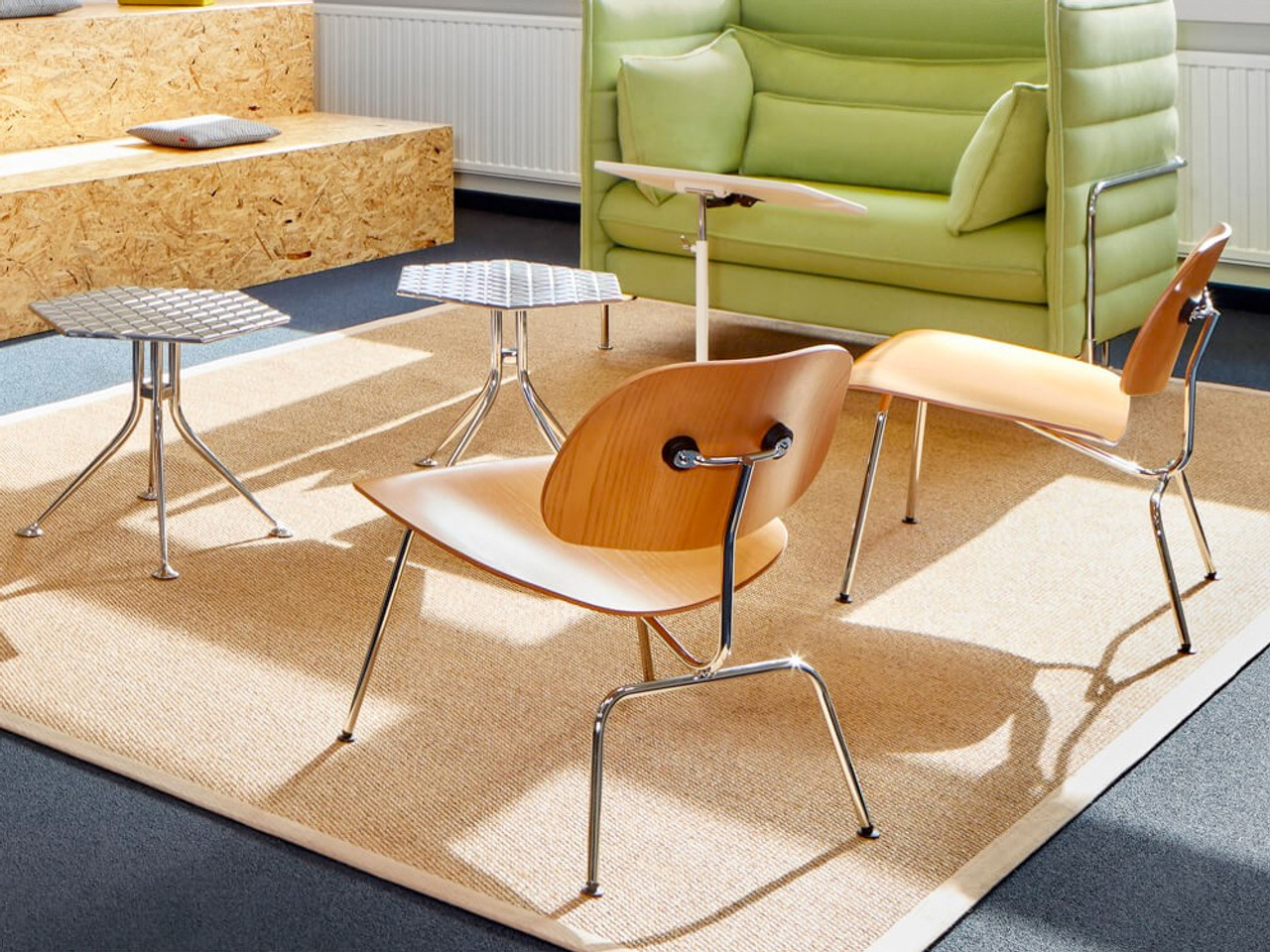 Vitra Plywood LCM Chair by Charles Ray Eames Chaplins