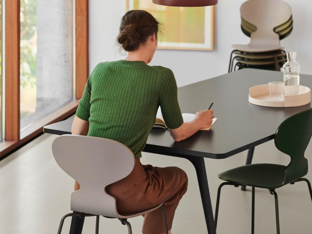 Fritz Hansen Ant Chair - New Lacquered Colours by Arne Jacobsen
