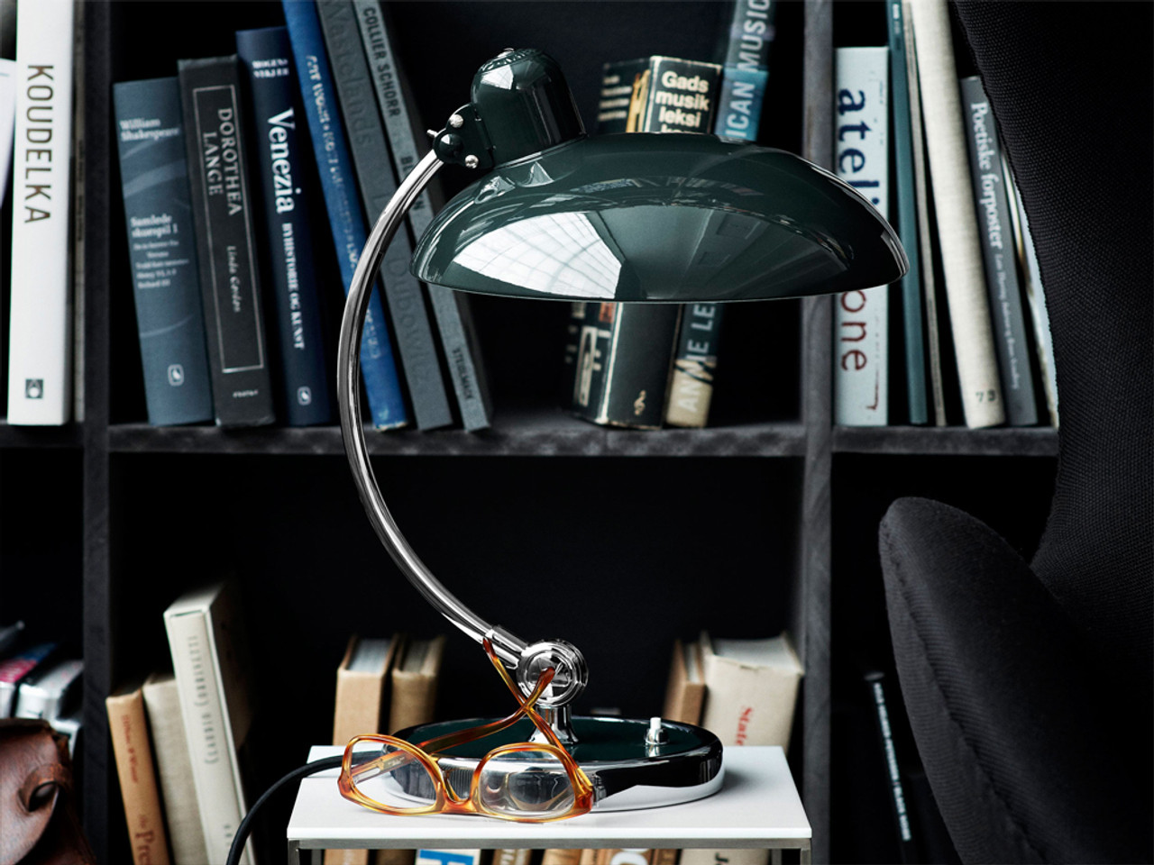 Fritz Hansen Kaiser idell Luxus Table Lamp by Christian Dell
