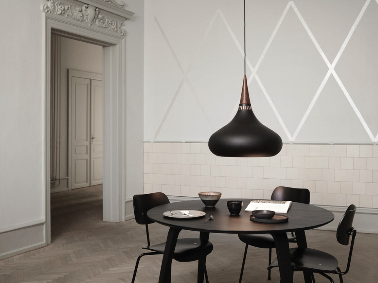 Fritz Hansen Orient Pendant Light by Jo Hammerborg