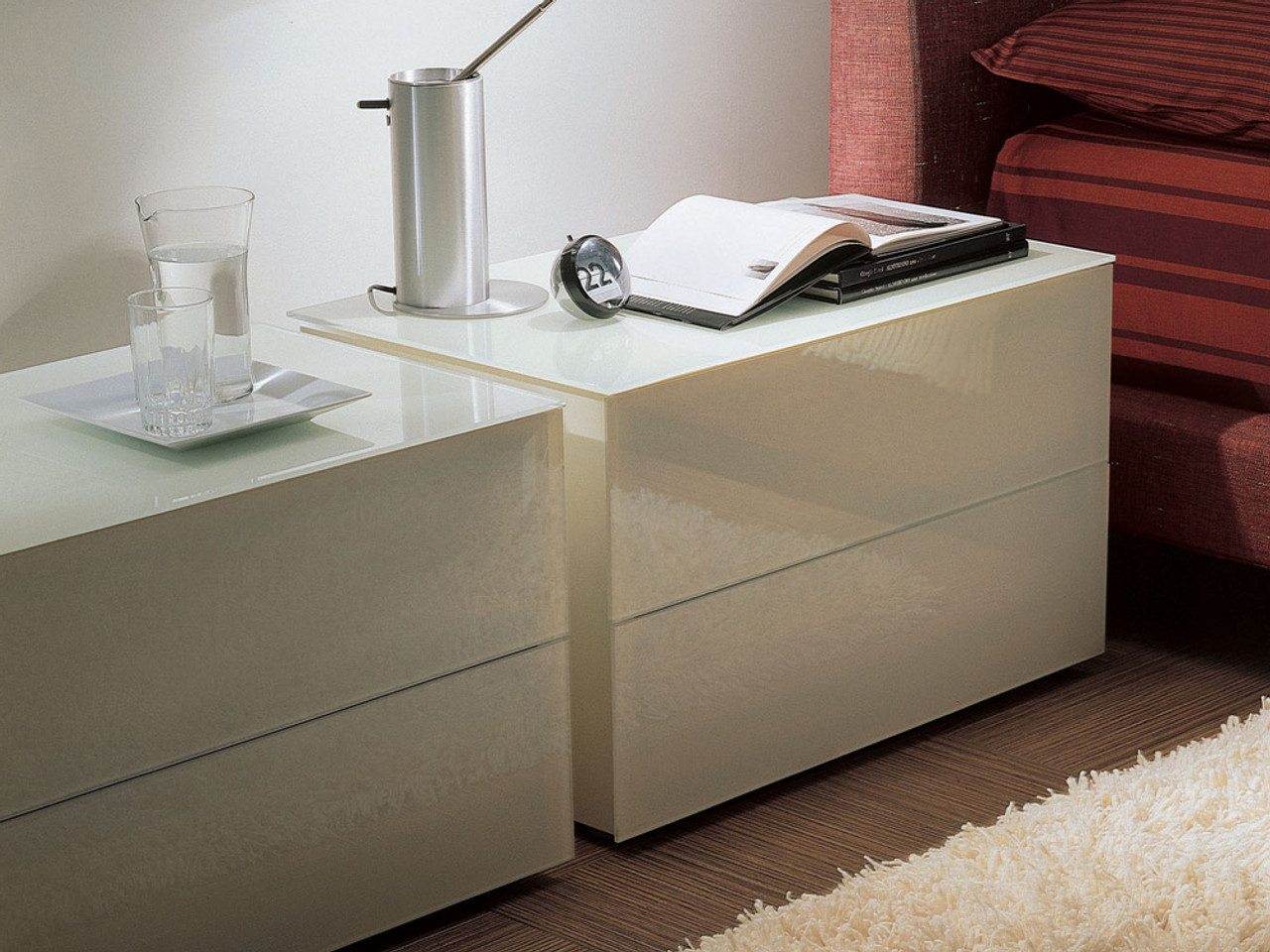 Bontempi Casa Enea Bedside Table by R&D Bontempi
