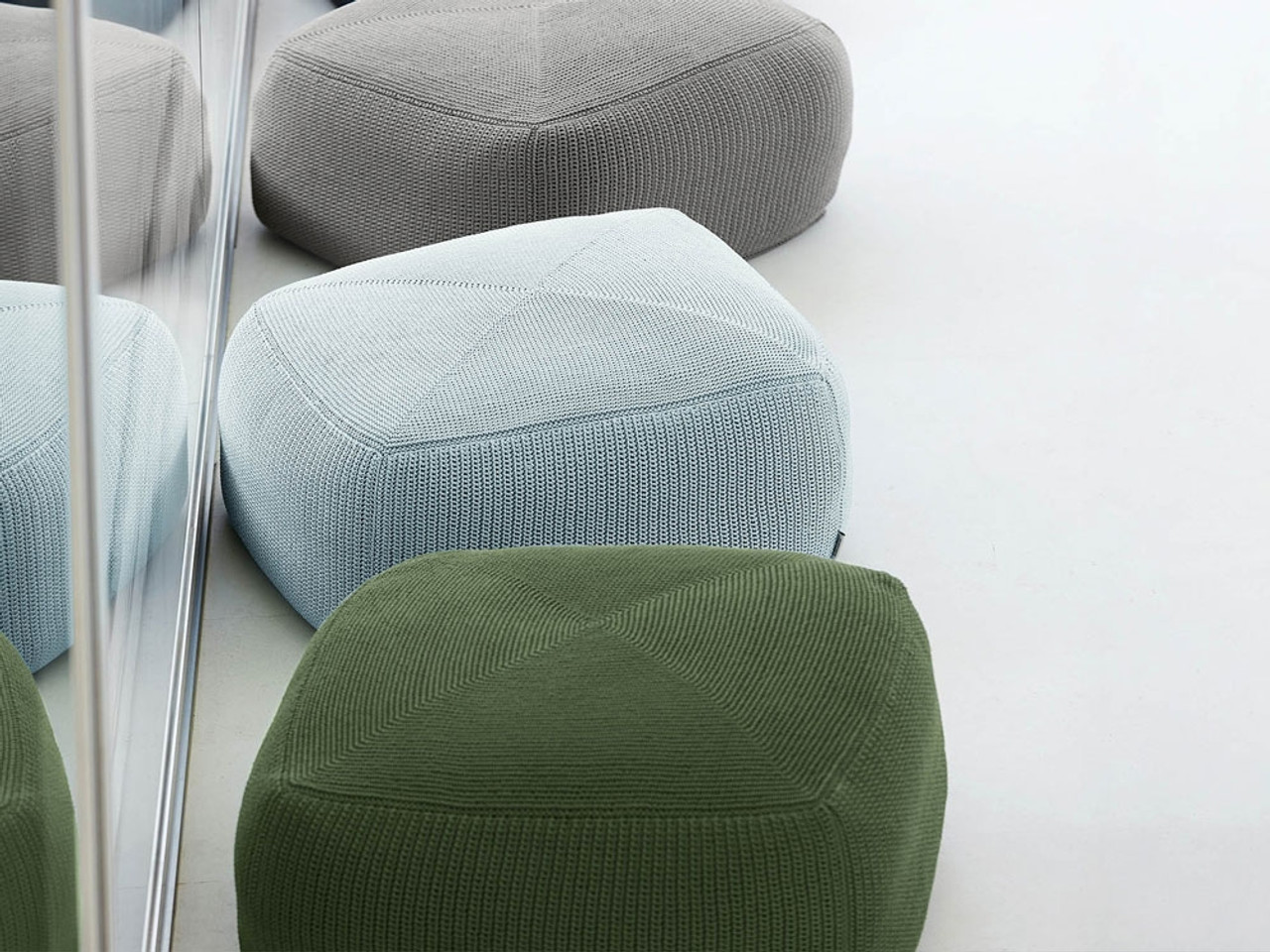 Cane-Line Divine Outdoor Footstool by Cane-Line Design Team