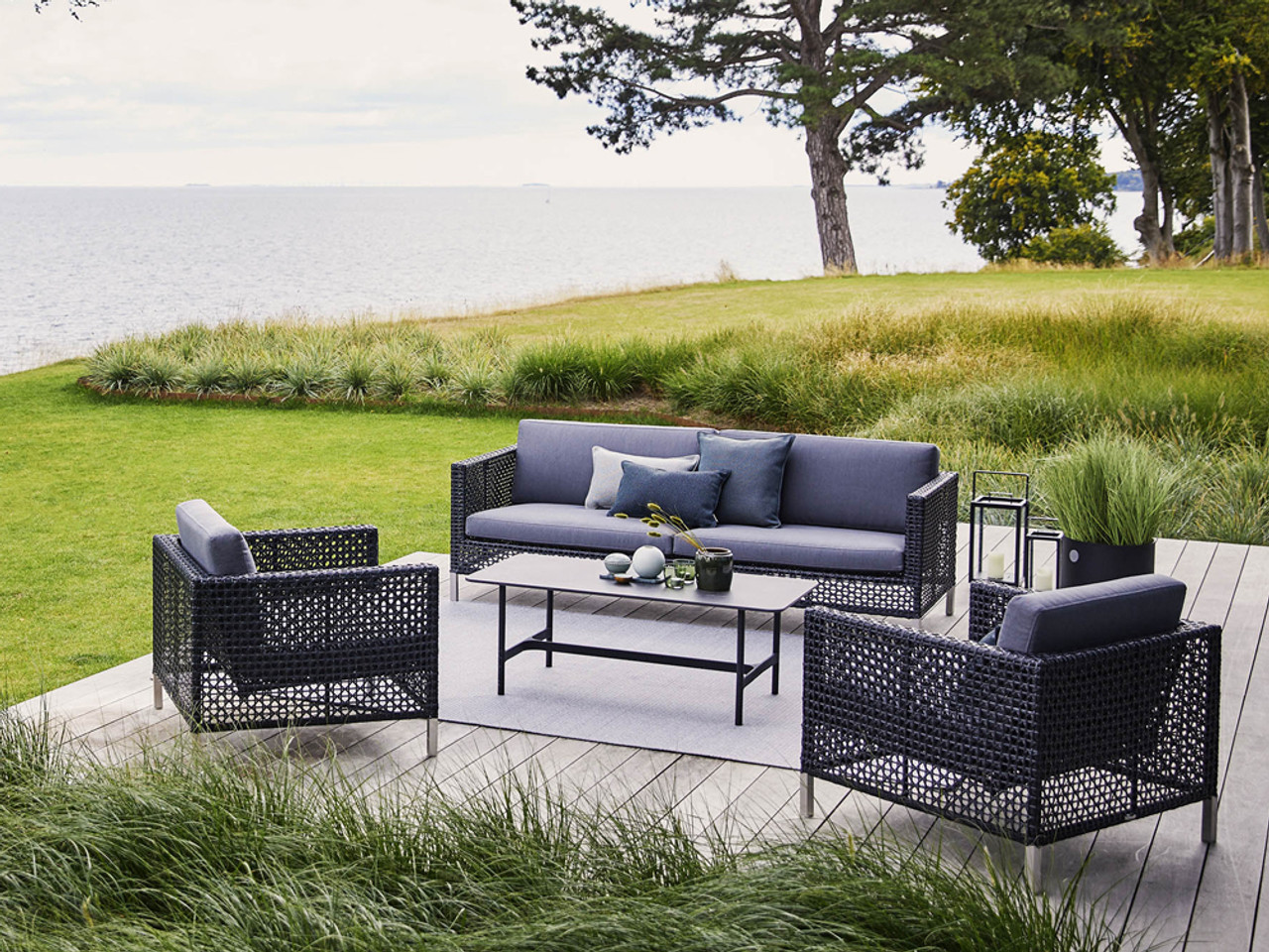 Connect Outdoor 3-Seater Sofa - Quickship