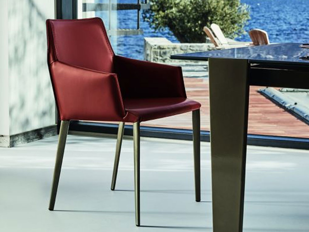 Bontempi Casa Sally Dining Chair with Arms