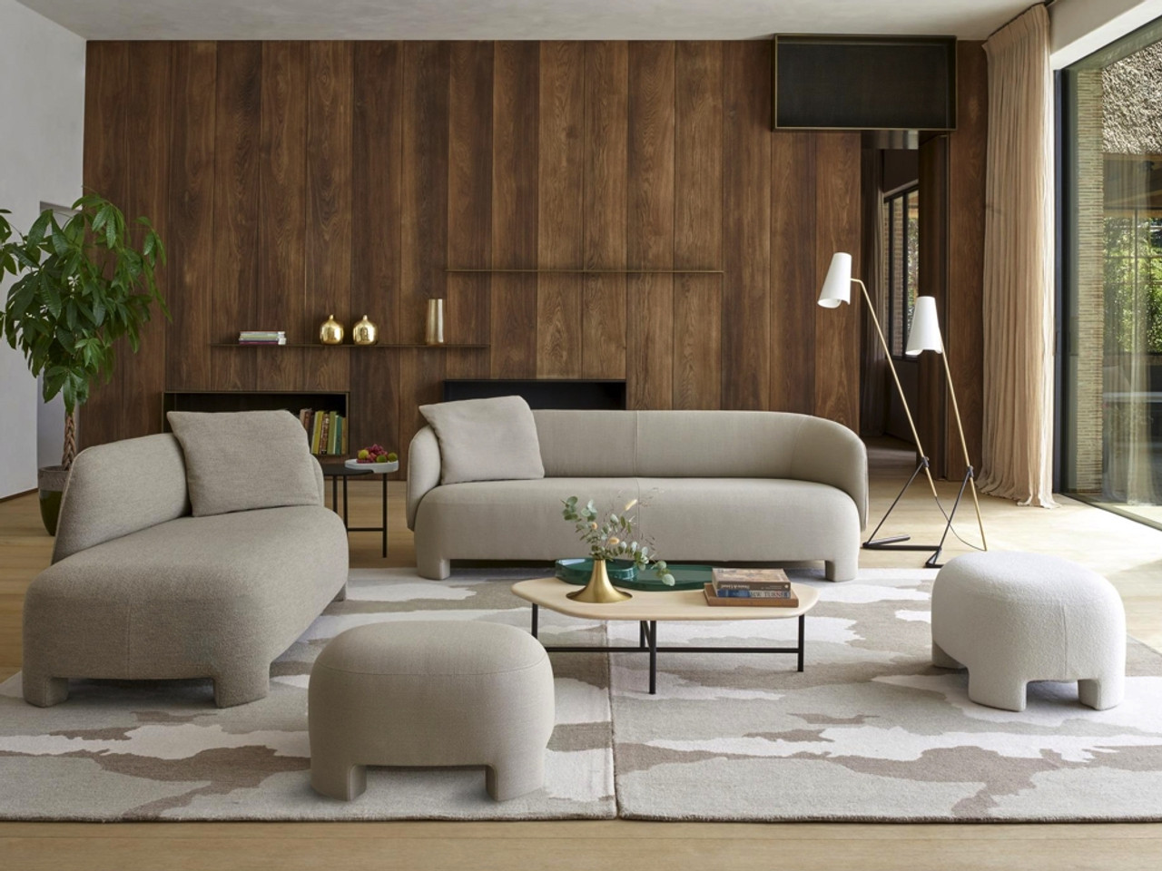 Ligne Roset Taru Settee by Sebastien Herkner