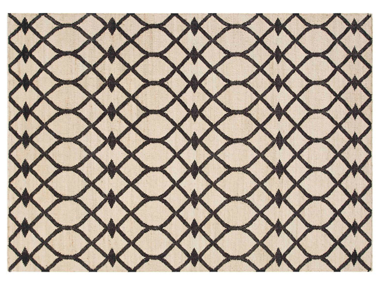 GAN Rodas Black Kilim Rug