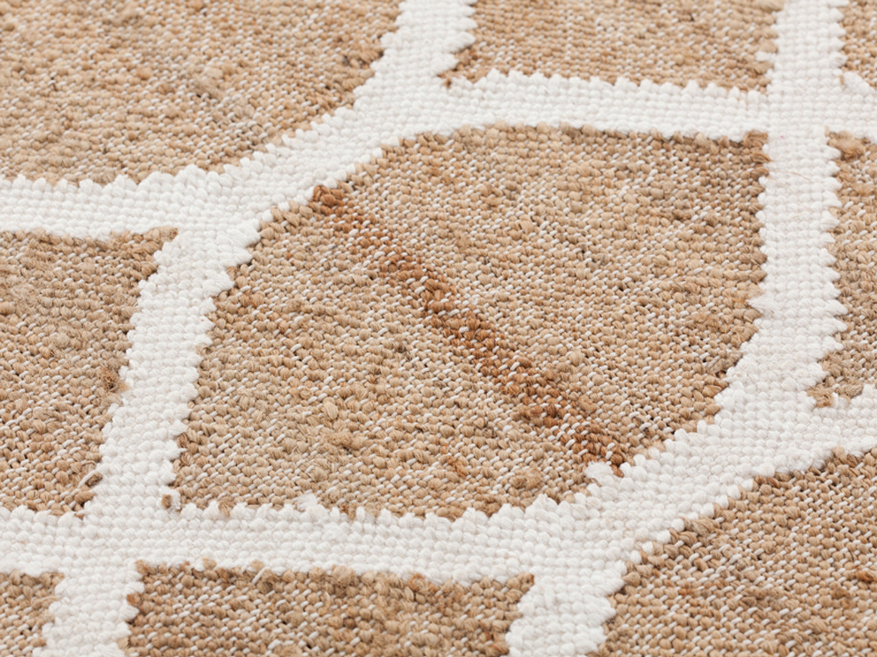 GAN Rodas White Kilim Rug