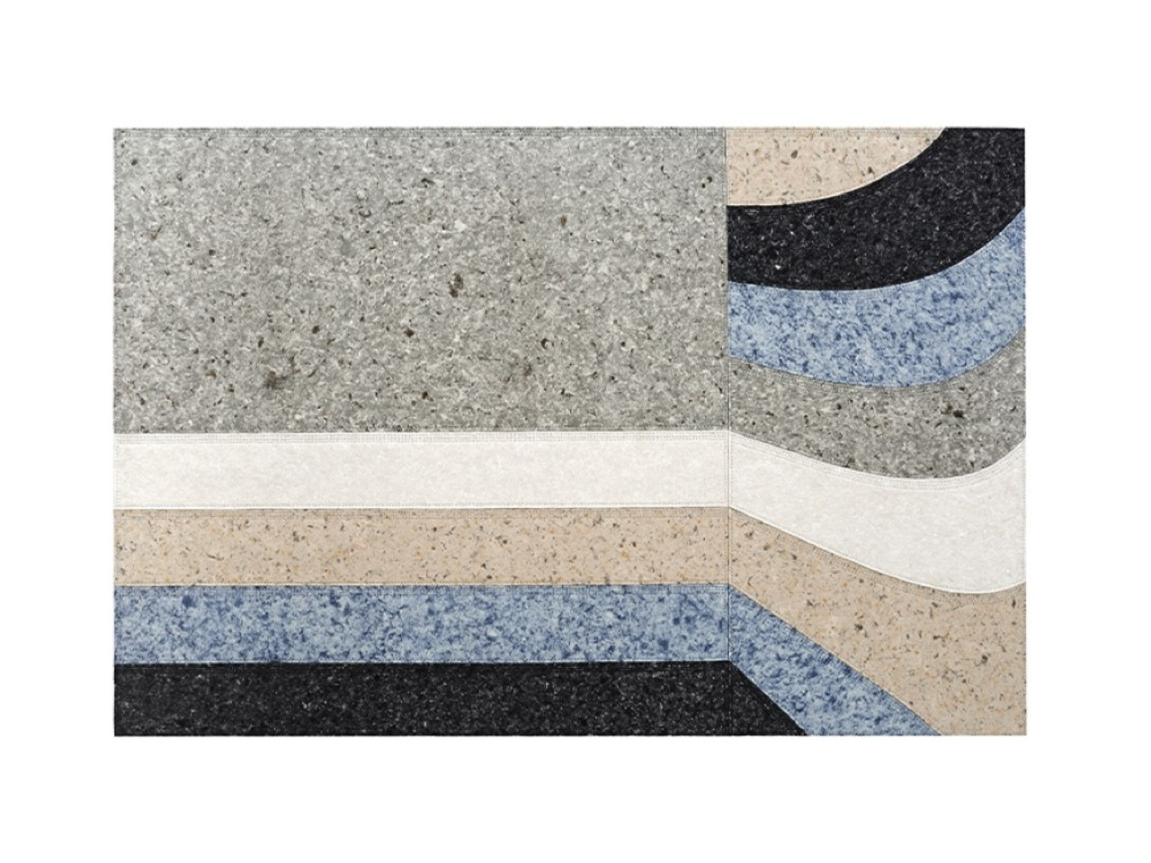 GAN Nuances Curve Rug by Patricia Urquiola