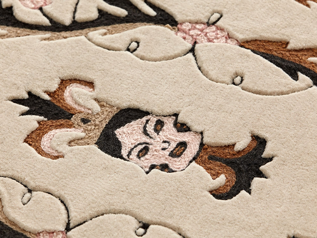 GAN Dreams Medieval Faces Rug