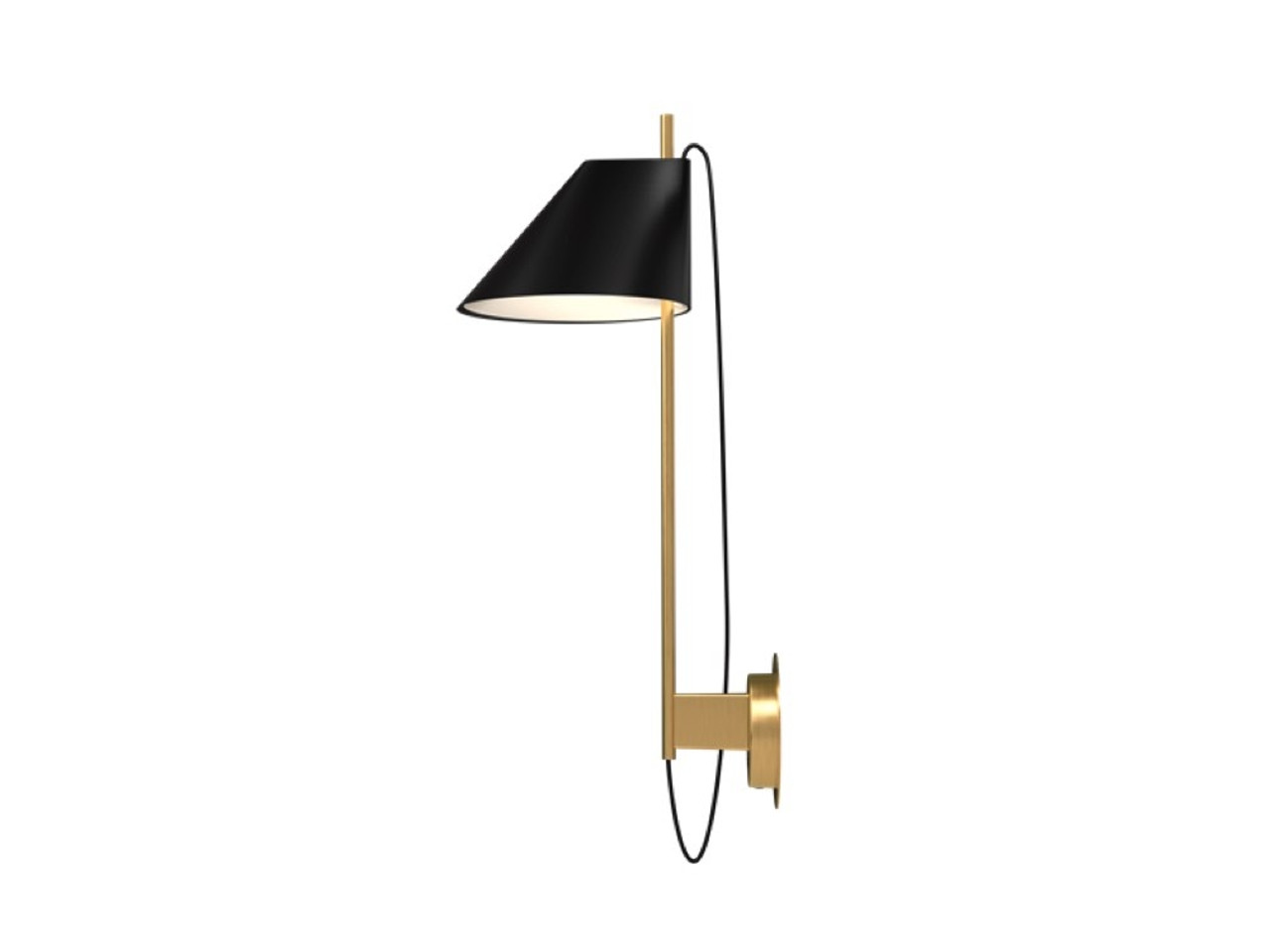 Louis Poulsen Yuh Wall Light - Brass by GamFratesi