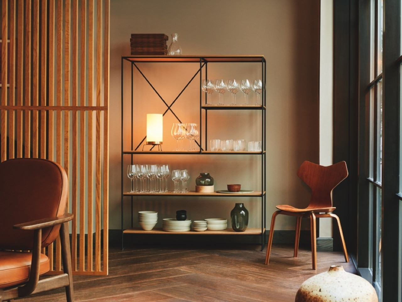 Fritz Hansen Planner Table Lamp by Paul McCobb