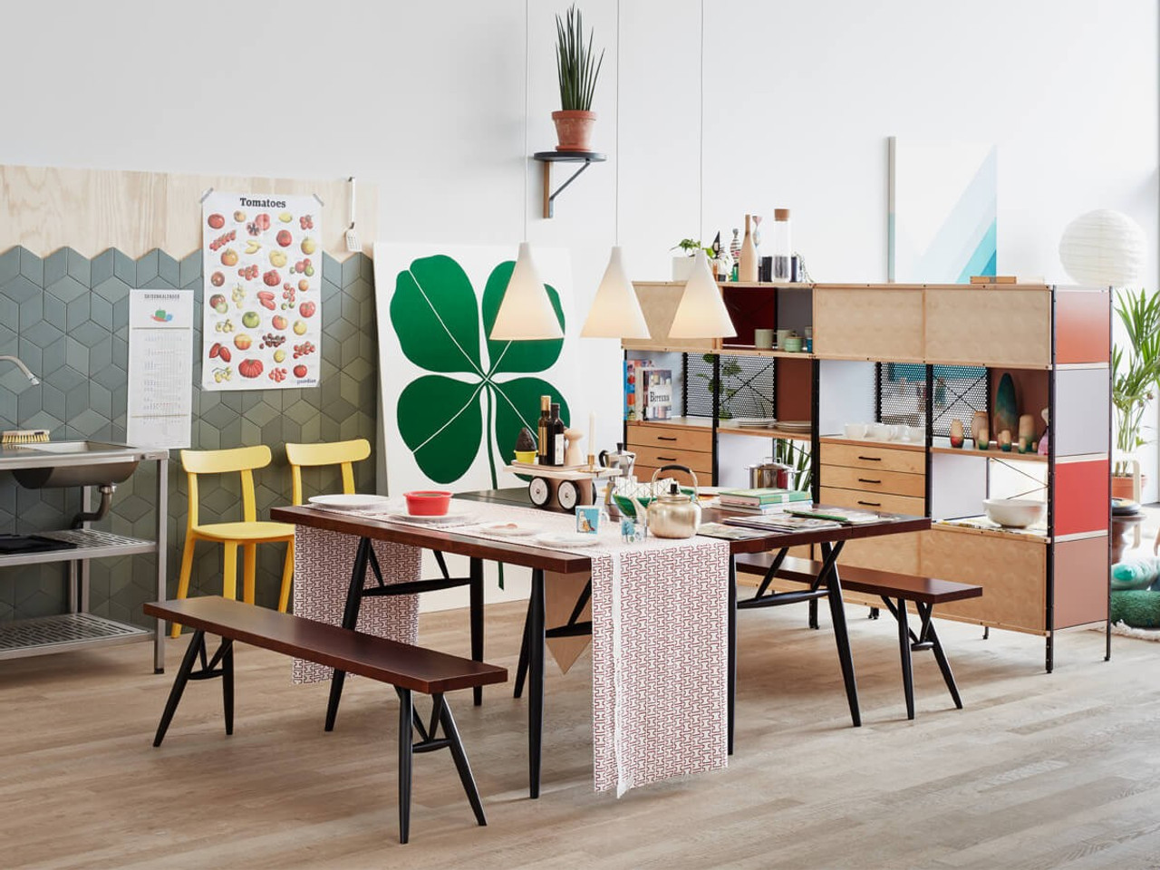 Vitra Eames Storage Unit Shelf ESU by Charles and Ray Eames