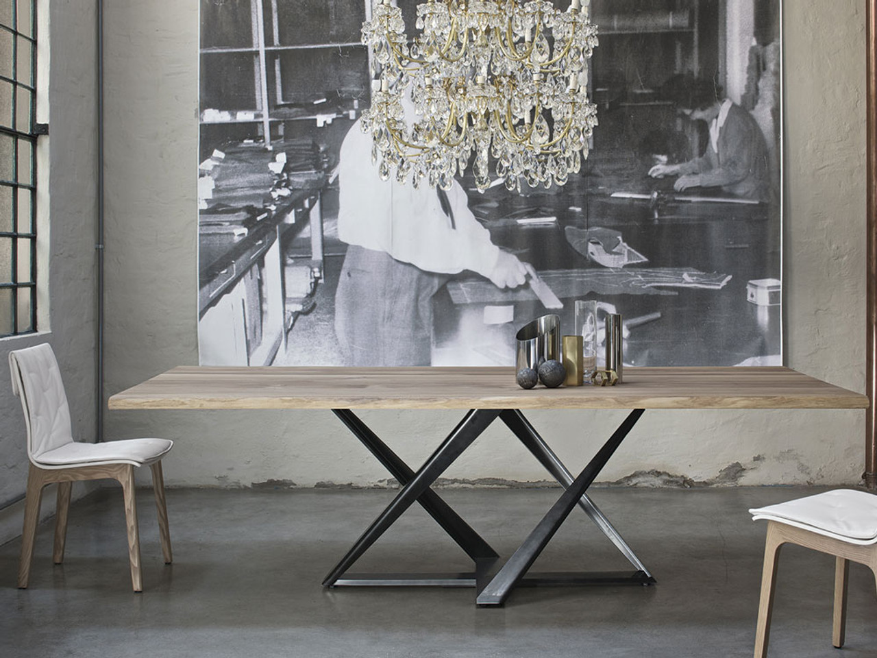 Bontempi Casa Millennium Rectangular Dining Table by Archirivolto Design