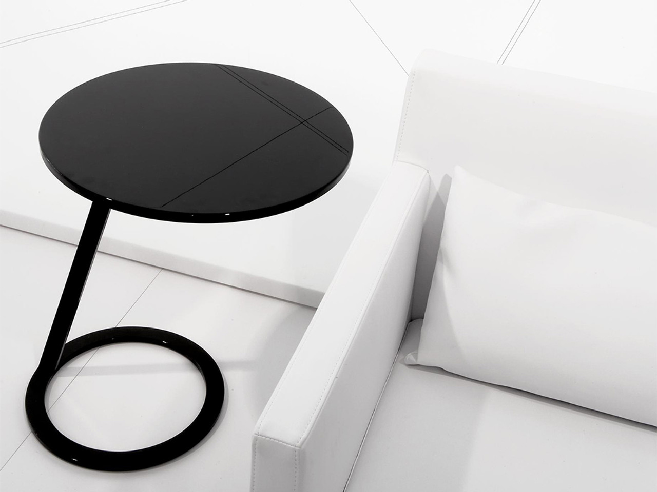 Good Morning Pedestal Side Table - Quickship