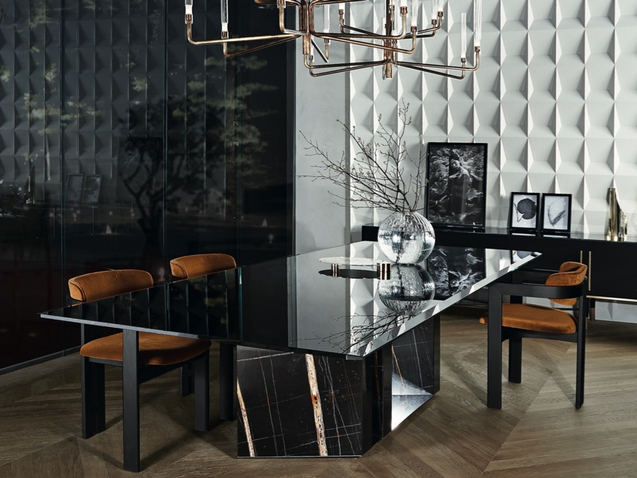 Gallotti & Radice Platium Dining Table by Oscar & Gabriele Burratti