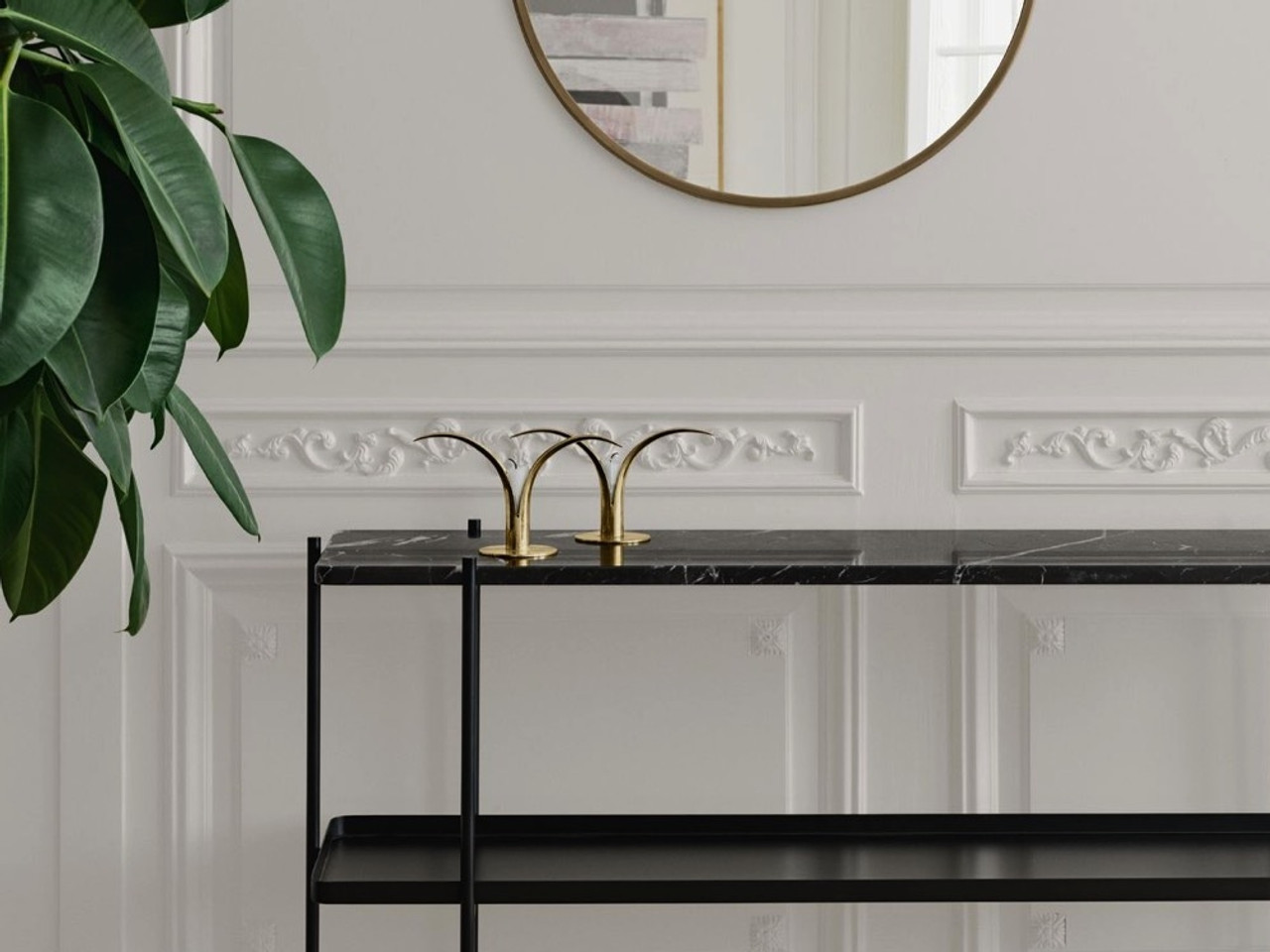 TS Console Table Two Racks