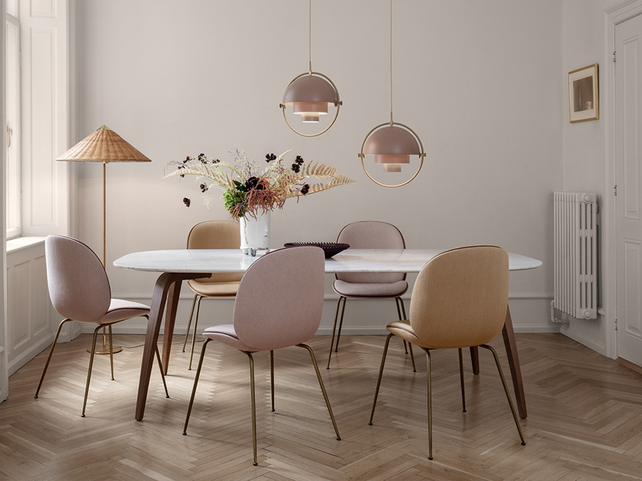 Gubi Elliptical Dining Table by Komplot Design - Marble