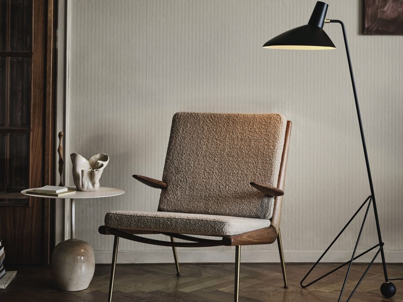 &Tradition Tripod Floor Lamp by Hvidt & Mølgaard
